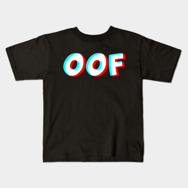 OOF Trippy T-Shirt - Dank Meme Optical Illusion Gift Kids T-Shirt by Ilyashop